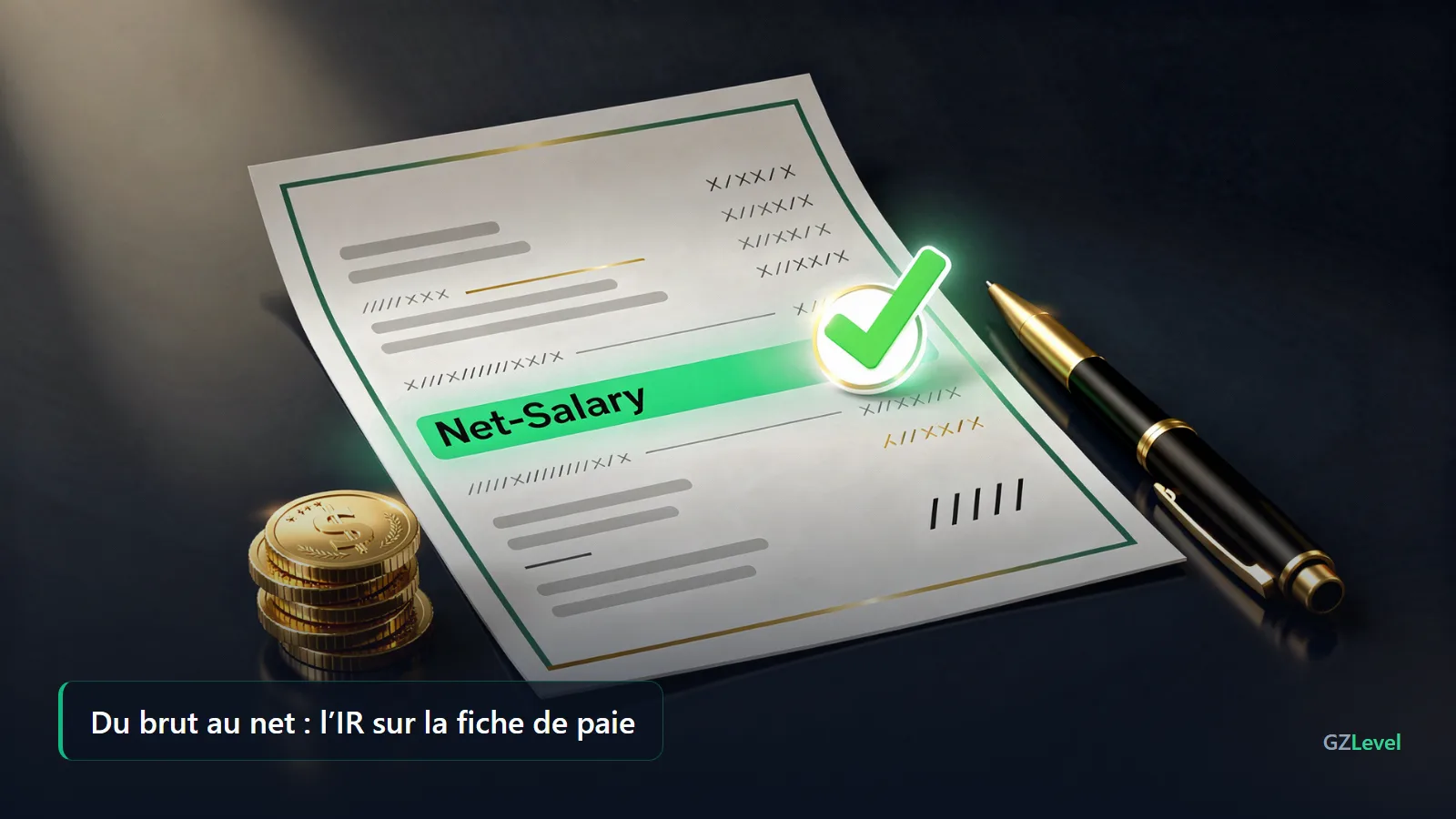 Calcul de l’IR sur la fiche de paie : du salaire brut au net