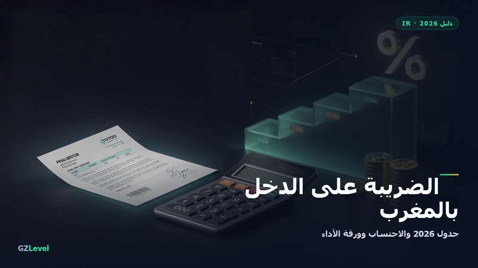 الضريبة على الدخل (IR) بالمغرب: جدول 2026 والاحتساب وورقة الأداء