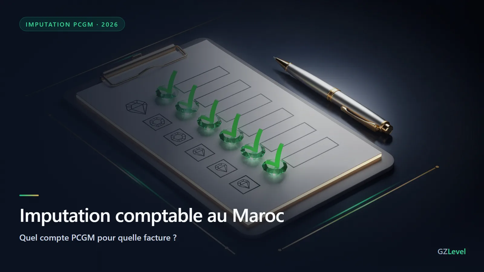 Imputation comptable au Maroc : quel compte PCGM pour quelle facture