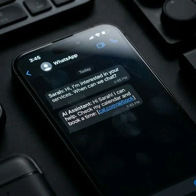 AI real estate assistant qualifying a buyer via WhatsApp